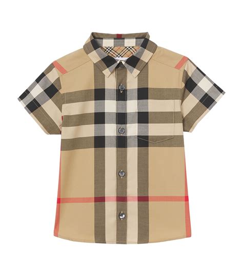 boys burberry dress shirt|baby boy burberry outfit.